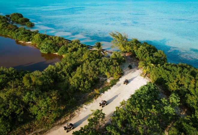 Touring Barkers Bay in Barkers National Park by ATV